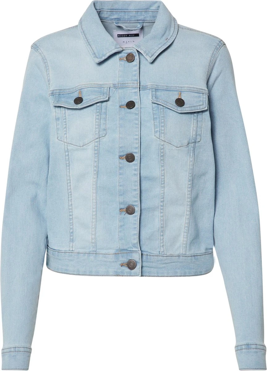NOISY MAY NMDEBRA L/S DENIM JACKET LB NOOS Dames Jas - Maat S 20 NOISY MAY NMDEBRA L/S DENIM JACKET LB NOOS Dames Jas - Maat S - Afbeelding 18