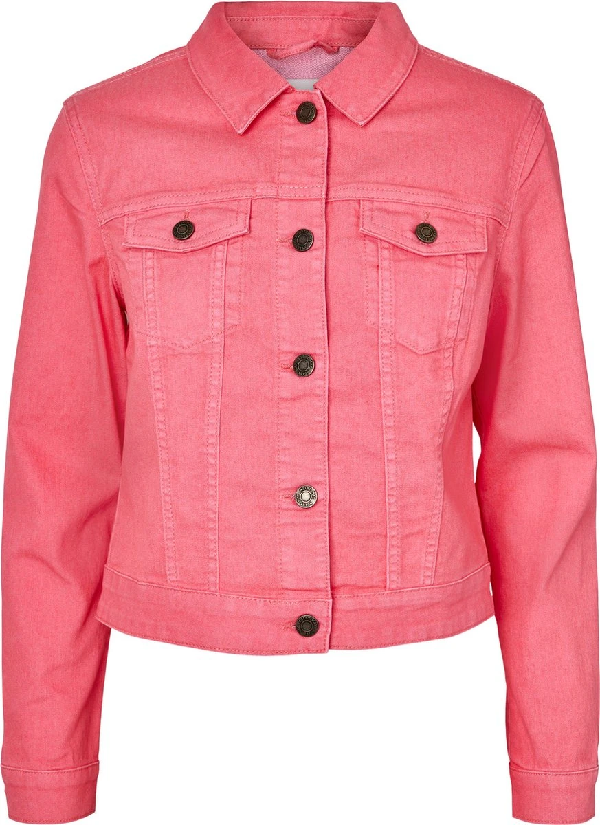 NOISY MAY NMDEBRA L/S CLR DENIM JACKET S* Dames - Maat S 3 NOISY MAY NMDEBRA L/S CLR DENIM JACKET S* Dames - Maat S