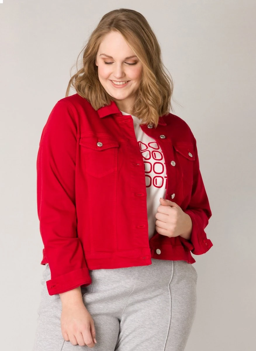 YESTA Larissa Essential Cover Ups - Hot Red - Maat X-0(44) 7 YESTA Larissa Essential Cover Ups - Hot Red - Maat X-0(44) - Afbeelding 5