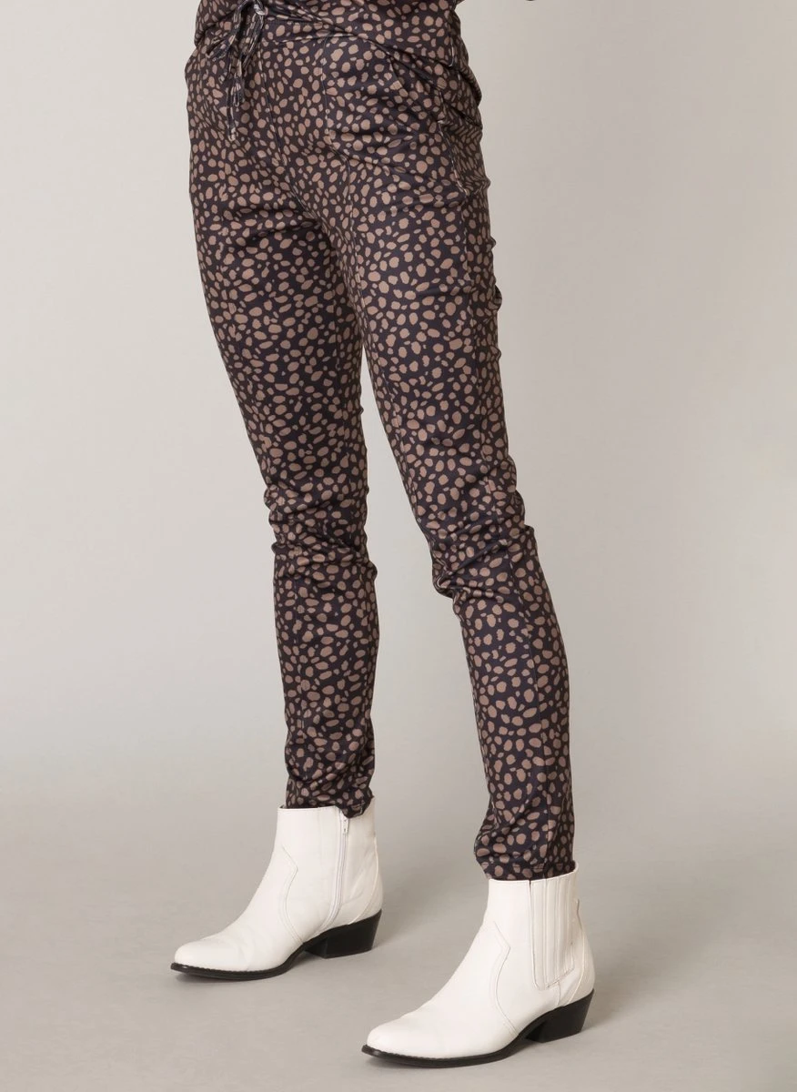 ES&SY Paco Broek - Black/Camel - Maat 40 5 ES&SY Paco Broek - Black/Camel - Maat 40 - Afbeelding 3