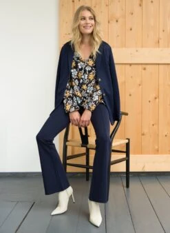 IVY BEAU Pleun Broek - Dark Blue - Maat 46 -ONLY Winkel 876x1200 135