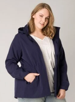 YESTA Hayfae Coats & Jackets - Deep Blue - Maat 0(46)