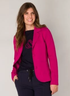 IVY BEAU Zari Jas - Fuchsia - Maat 38