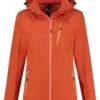 Kjelvik Dames Zomer Softshell Jas Abella Oranje - Maat 46