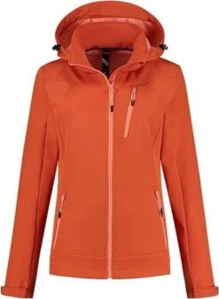 Kjelvik Dames Zomer Softshell Jas Abella Oranje - Maat 46