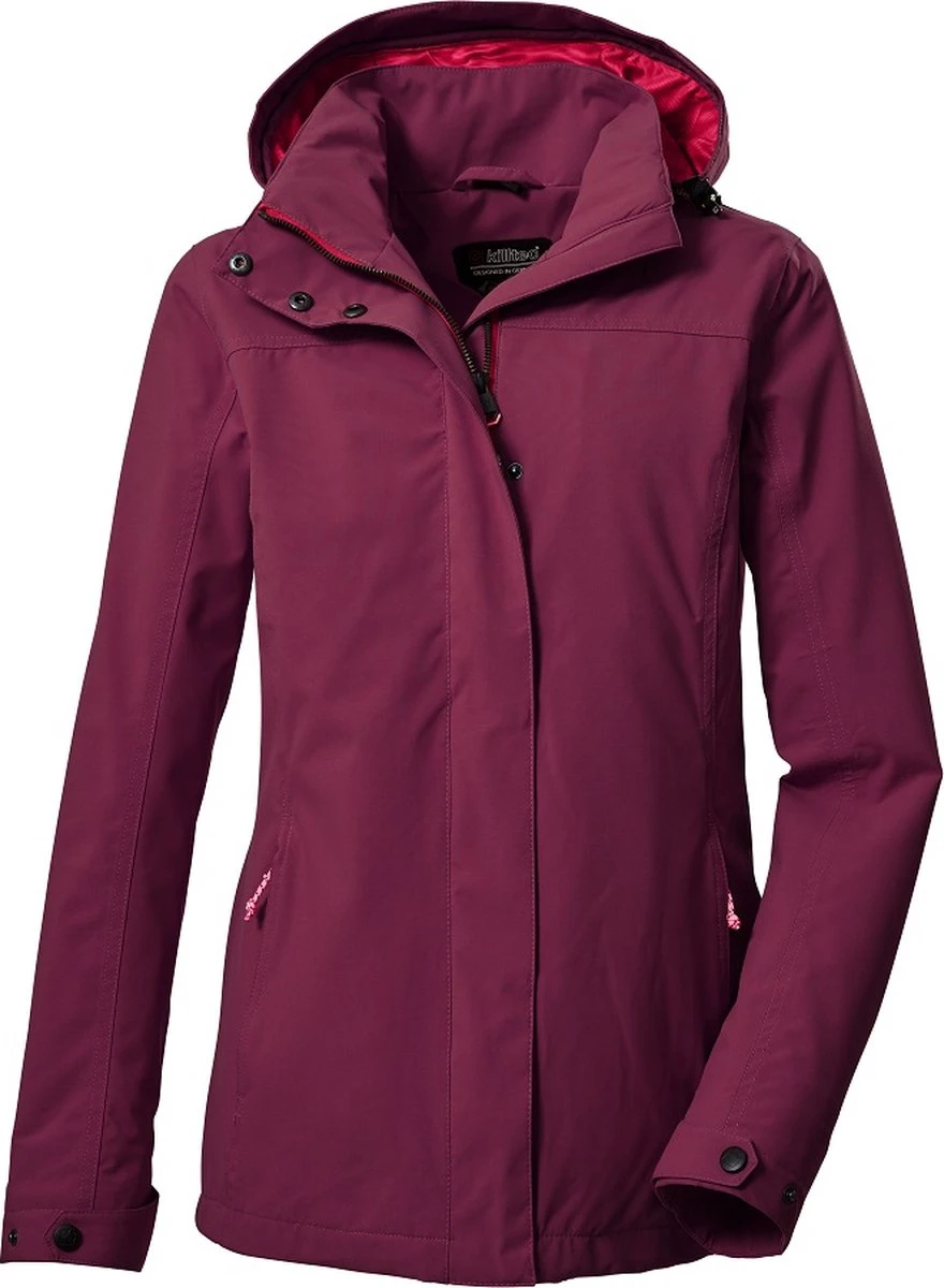 Killtec Dames Zomerjas - Functionele Jas - Bordeaux - 39145 - Maat 48 3 Killtec Dames Zomerjas - Functionele Jas - Bordeaux - 39145 - Maat 48