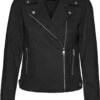 Vero Moda VMJOSE SHORT FAUX SUEDE JACKET BOOS Dames Biker Jacket Black - Maat XXL -ONLY Winkel 888x1200 2