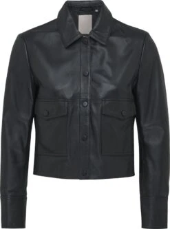 Mexx Leren Jas With Pockets Dames - Zwart - Maat XL -ONLY Winkel 889x1200 1