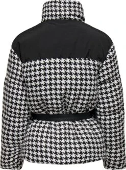 ONLY ONLALICE HOUNDTOOTH BLOCK PUFFER OTW Dames Jas - Maat L -ONLY Winkel 889x1200 6