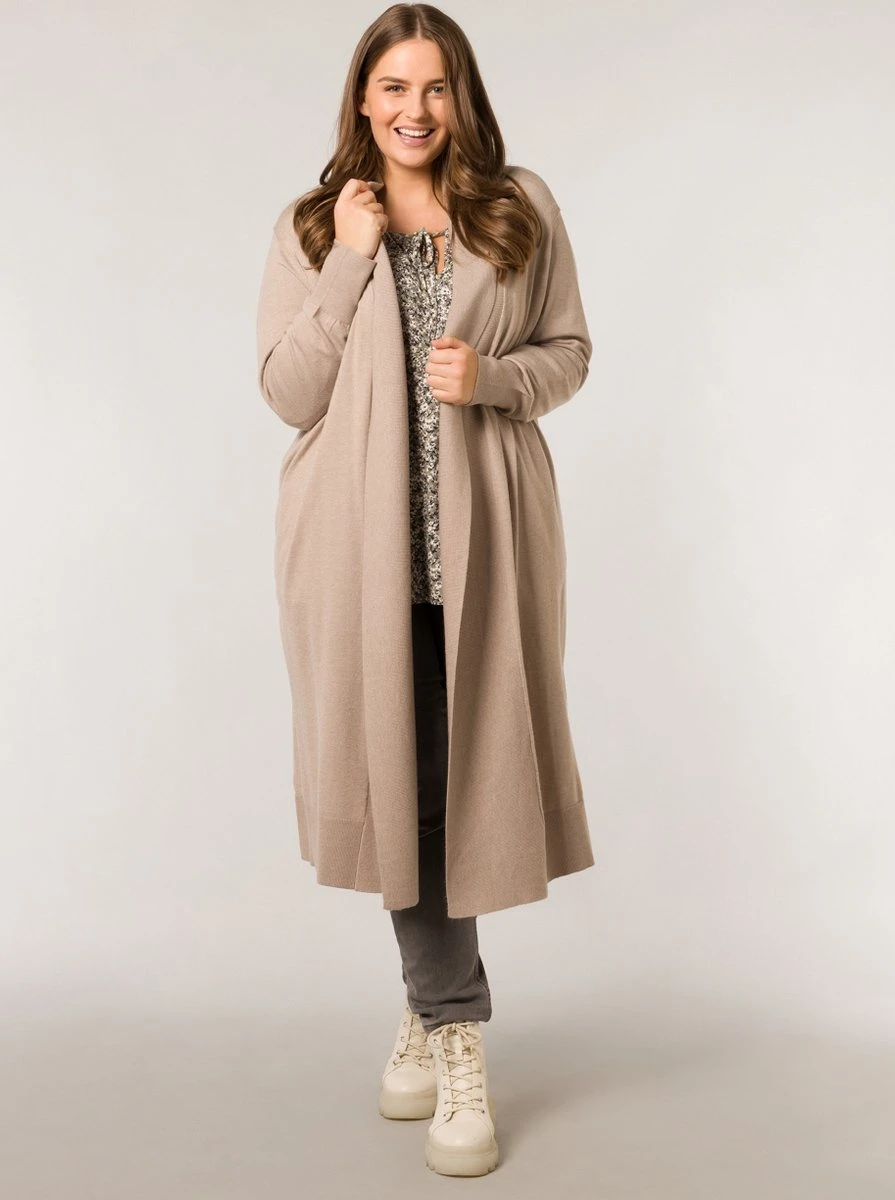 YESTA Bionda Vest - Soft Sand/Melange - Maat 4(54/56) 6 YESTA Bionda Vest - Soft Sand/Melange - Maat 4(54/56) - Afbeelding 4