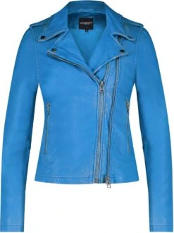 Goosecraft Jas Gc Biker513 102321034 Tranquil Blue Dames Maat - M