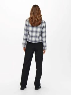Only Jas Onllou Short Check Jacket Otw Noos 15208838 Pumice Stone/allure Dames Maat - S -ONLY Winkel 900x1200 155