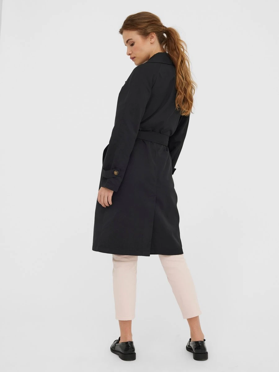 VERO MODA VMLOU LONG TRENCHCOAT NOOS Dames Trenchcoat - Maat XL 7 VERO MODA VMLOU LONG TRENCHCOAT NOOS Dames Trenchcoat - Maat XL - Afbeelding 5