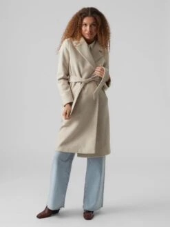 VERO MODA VMFORTUNEAYA SS23 LONG COAT NOOS Dames Jas - Maat XXL