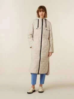 Beaumont Long Padded Parka Jassen Dames - Zomerjas - Creme - Maat 38 -ONLY Winkel 900x1200 223