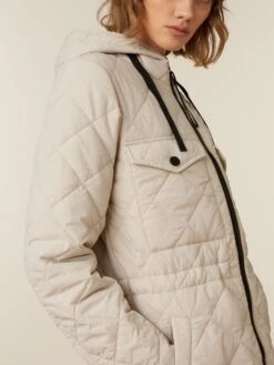 Beaumont Long Padded Parka Jassen Dames - Zomerjas - Creme - Maat 38 -ONLY Winkel 900x1200 226