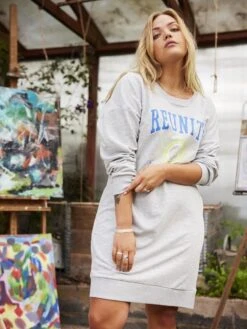 ONLY CARMAKOMA CARPENNY LS SWEAT DRESS JRS Dames Trui - Maat L-50/52 -ONLY Winkel 900x1200 324