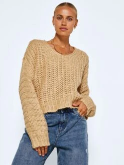 NOISY MAY NMSTEVE L/S V-NECK KNIT NOOS Dames Trui - Maat M -ONLY Winkel 900x1200 331