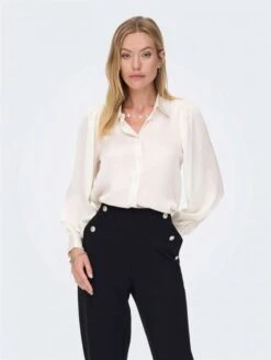 ONLY ONLZORA LS PUFF SHIRT NOOS WVN Dames Shirt - Maat S -ONLY Winkel 901x1200 3