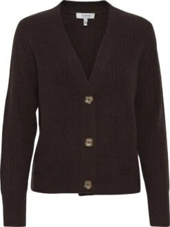 B.young BYNORA SHORT CARDIGAN Dames Trui - Maat L