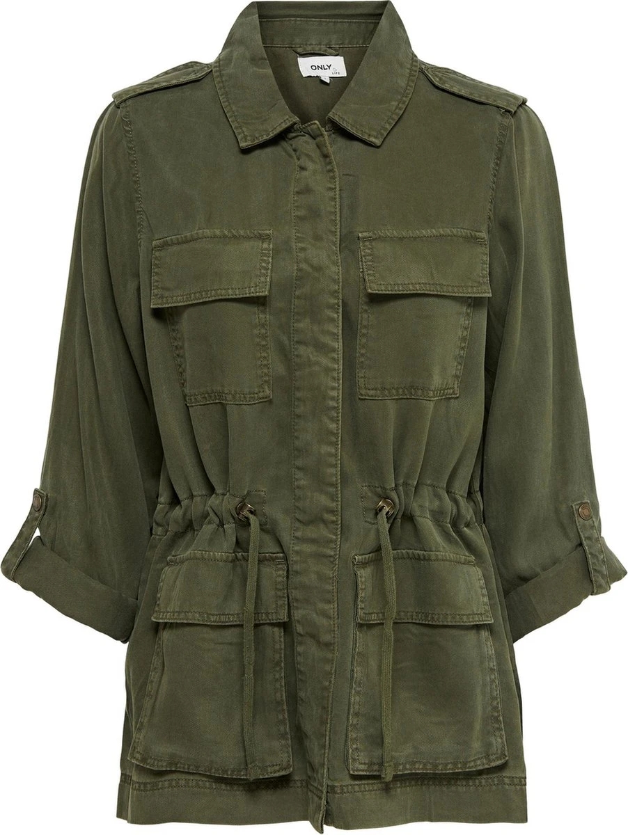 ONLY ONLKENYA LIFE UTILITY JACKET CC OTW Dames Jas - Maat L 3 ONLY ONLKENYA LIFE UTILITY JACKET CC OTW Dames Jas - Maat L