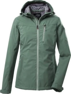 Killtec Dames Zomerjas - Softshell Jas - Lichtgroen - 39138 - Maat 48