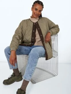 NOISY MAY NMFELINE L/S QUILTED JACKET Dames Jas - Maat M -ONLY Winkel 908x1200 10