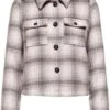 ONLY ONLLOU SHORT CHECK JACKET OTW NOOS Dames Jas - Maat S