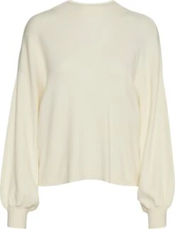 VERO MODA CURVE VMNANCY HIGHNECK VOLUME BLOUSE GA CURVE Dames Trui - Maat L/50