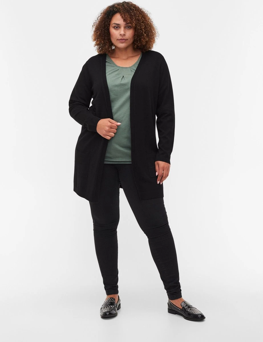 ZIZZI CARDIGAN L/S Dames Vest - Maat XL (54-56) 5 ZIZZI CARDIGAN L/S Dames Vest - Maat XL (54-56) - Afbeelding 3