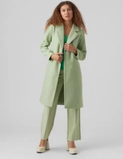 VERO MODA VMFORTUNEAYA SS23 LONG COAT NOOS Dames Jas Reseda - Maat S -ONLY Winkel 923x1200 15