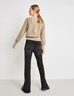 TAIFUN Dames Bootcut-jeans Flared TS Black Denim-42 -ONLY Winkel 923x1200 56