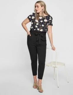 VERO MODA CURVE VMEVA HR LOOSE PAPERBAG P GA CURVE NOOS Dames Trousers - Maat 44 -ONLY Winkel 923x1200 62