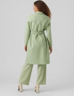 VERO MODA VMFORTUNEAYA SS23 LONG COAT NOOS Dames Jas Reseda - Maat S -ONLY Winkel 925x1200