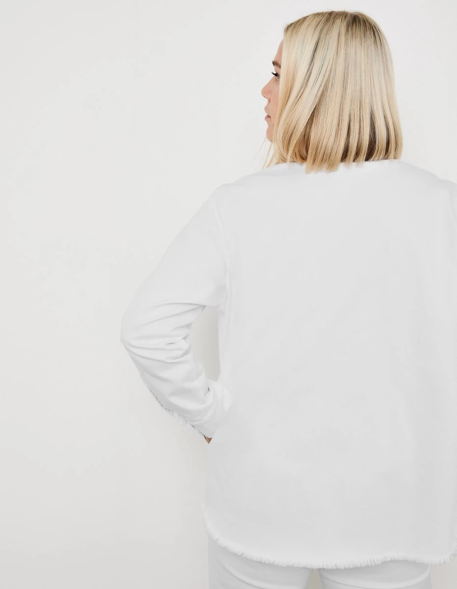 SAMOON Dames Denim Jack White-52 5 SAMOON Dames Denim Jack White-52 - Afbeelding 3