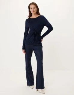 Mexx Flared Leg Broek Dames - Navy - Maat M -ONLY Winkel 931x1200 6