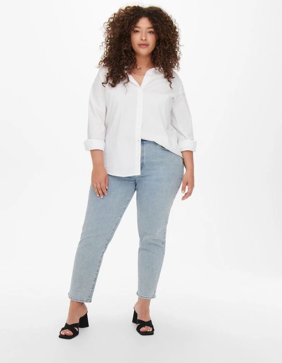 ONLY CARMAKOMA CARMILY STRETCH LIFE HW ST CRO718 JEANS Dames Jeans - Maat 48 X L32 4 ONLY CARMAKOMA CARMILY STRETCH LIFE HW ST CRO718 JEANS Dames Jeans - Maat 48 X L32 - Afbeelding 2