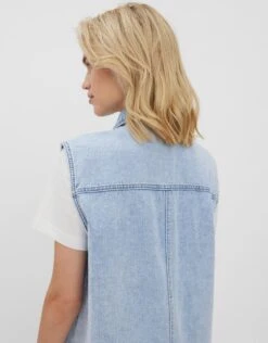 Vero Moda VMPHILINA OVERSIZE DENIM VEST Dames Gilet Light Blue Denim - Maat M -ONLY Winkel 938x1200 20