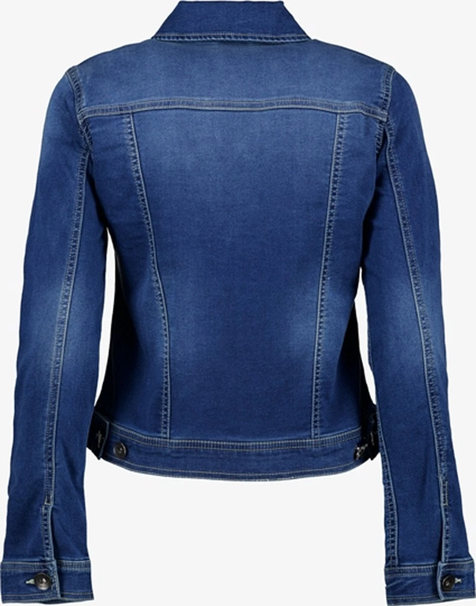 TwoDay Donkerblauwe Dames Spijkerjas - Maat XL 4 TwoDay Donkerblauwe Dames Spijkerjas - Maat XL - Afbeelding 2