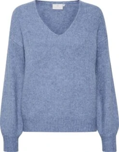 Kaffe KAsarla V-Neck Pullover Dames Trui - Maat M