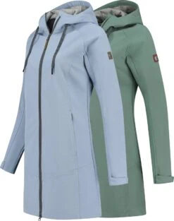 Travelin' Jack Sunniva Halflange Damesjas Winddicht En Waterafstotend - Groen - Maat 44 -ONLY Winkel 947x1200 2