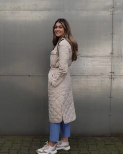 Beaumont Long Padded Parka Jassen Dames - Zomerjas - Creme - Maat 38 -ONLY Winkel 959x1200 1