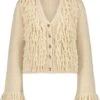 Isla Ibiza Bonita - Knitted Fringed Cardigan Besso - Bohemian - Ibiza - Boho - Franjes - Herfst - Nieuwe Collectie