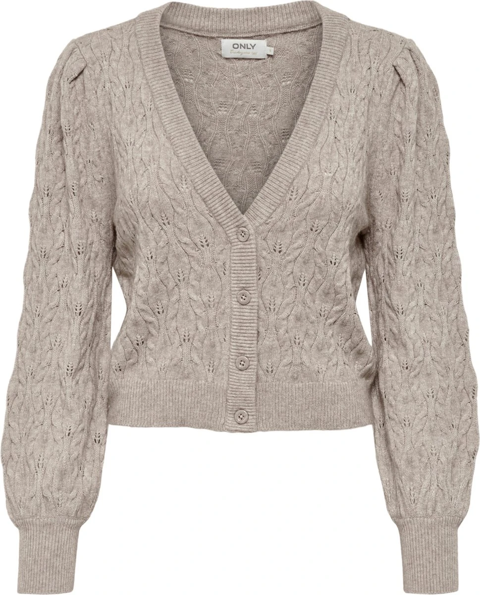 ONLY ONLFIA KATIA STRUCTURE CARDI CC KNT Dames Trui - Maat M 3 ONLY ONLFIA KATIA STRUCTURE CARDI CC KNT Dames Trui - Maat M