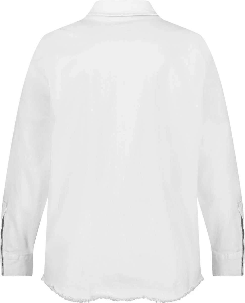 SAMOON Dames Denim Jack White-52 7 SAMOON Dames Denim Jack White-52 - Afbeelding 5