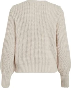 VILA VINORILA NEW L/S FLOUNCE KNIT TOP Dames Trui - Maat L -ONLY Winkel 978x1200