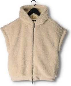 10days Oversized Bodywarmer Teddy Jassen Dames - Zomerjas - Beige - Maat M -ONLY Winkel 996x1200